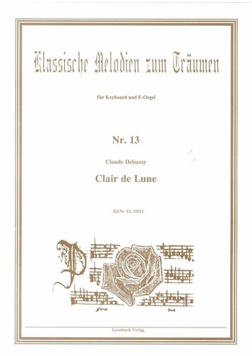 "Clair de Lune" von C. Debussy