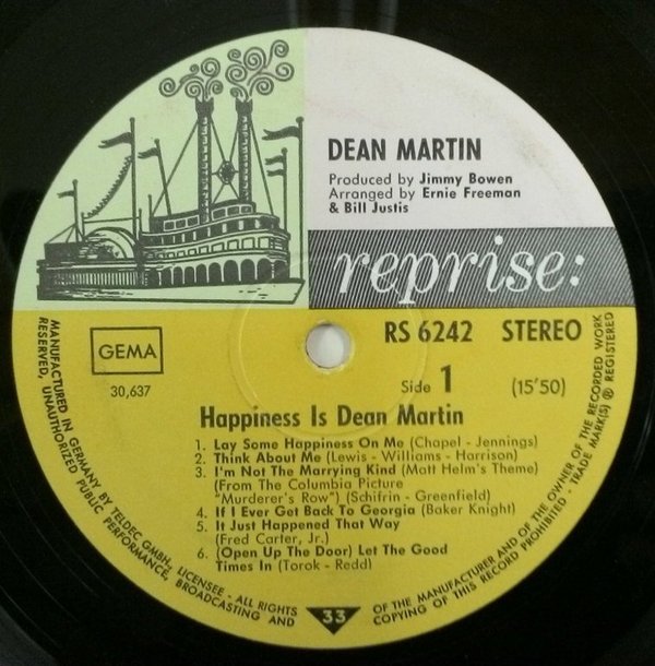 happiness is Dean Martin