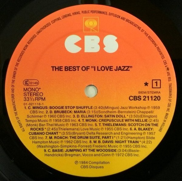 The Best Of I Love Jazz