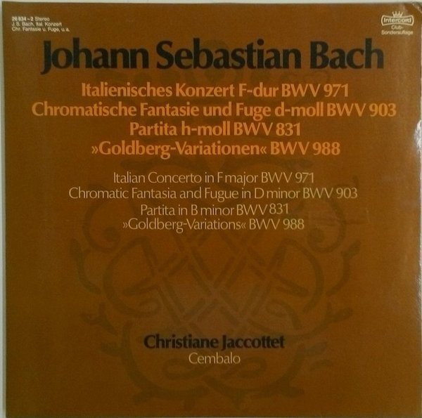 Bach, Italienisches Konzert, Goldberg-Variationen