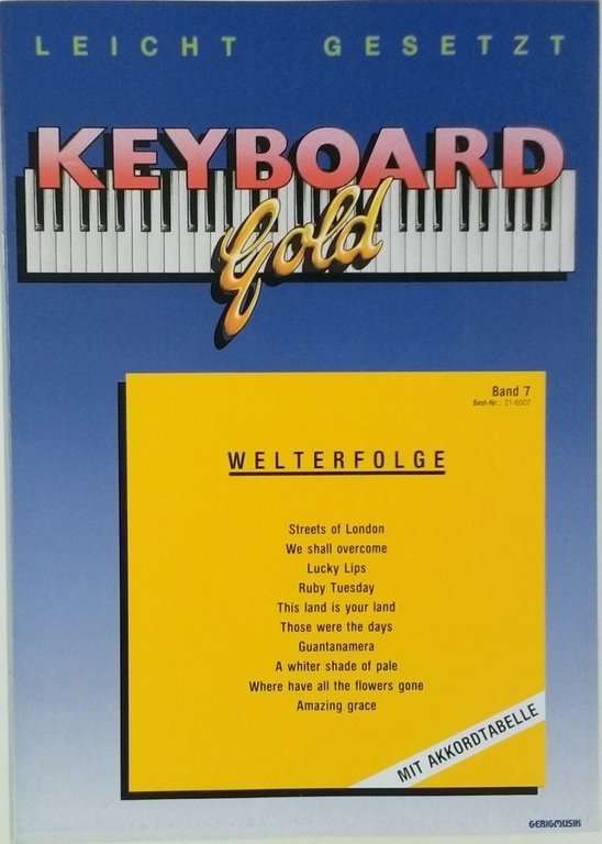 Keyboard Gold Band 7: Welterfolge
