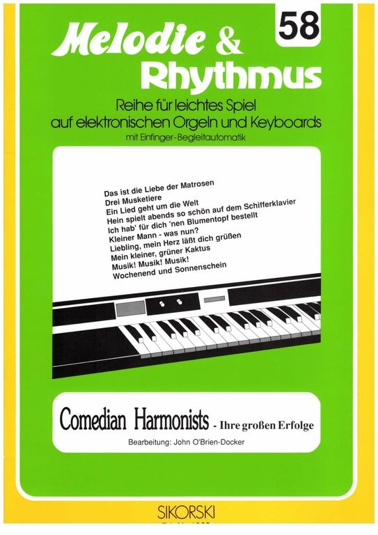 Melodie & Rhythmus 58 Comedian Harmonists