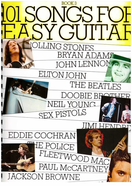 101 Songs for Easy Guitar, Book 3, Plastik-Ringbindung,