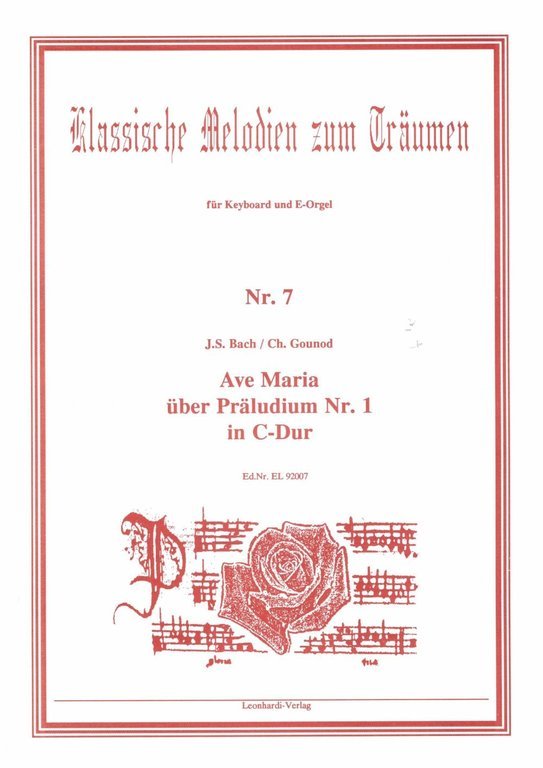 "Ave Maria über Präludium Nr. 1 in C-Dur" von Gounod