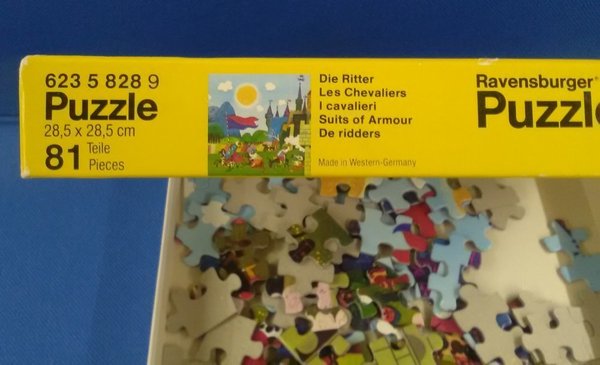 Ravensburger Puzzle Ritter, gebraucht
