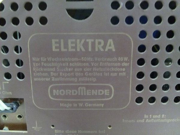 Radio Nordmende Elektra HIFI