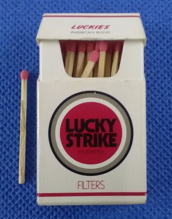 Lucky Strike Streichhölzer Filters