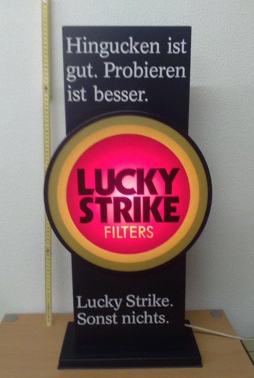 Lucky Strike Leuchtdisplay (nur für Selbstabholer)