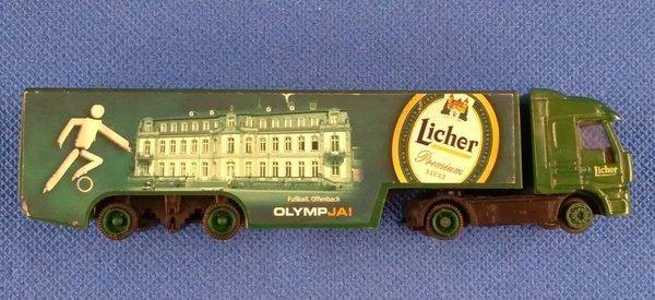 Miniatur Truck Licher Olympia Fussball